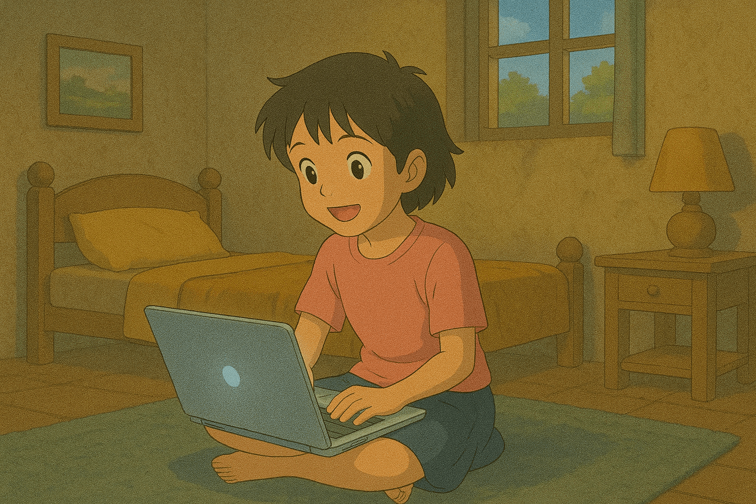 A laptop can change their life