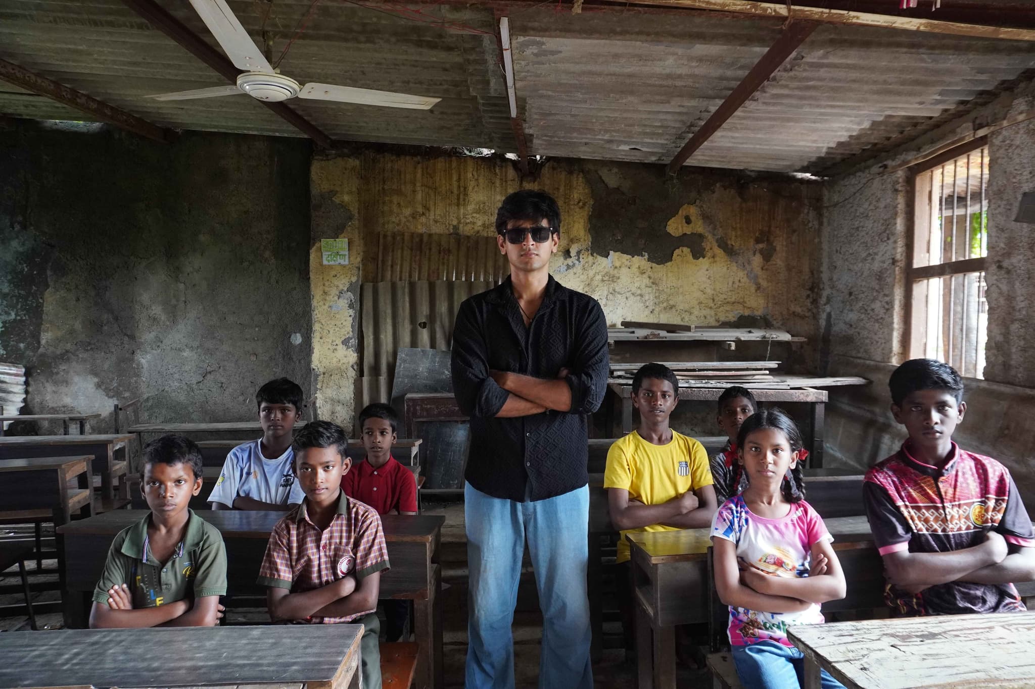 Transform the school and donate benches