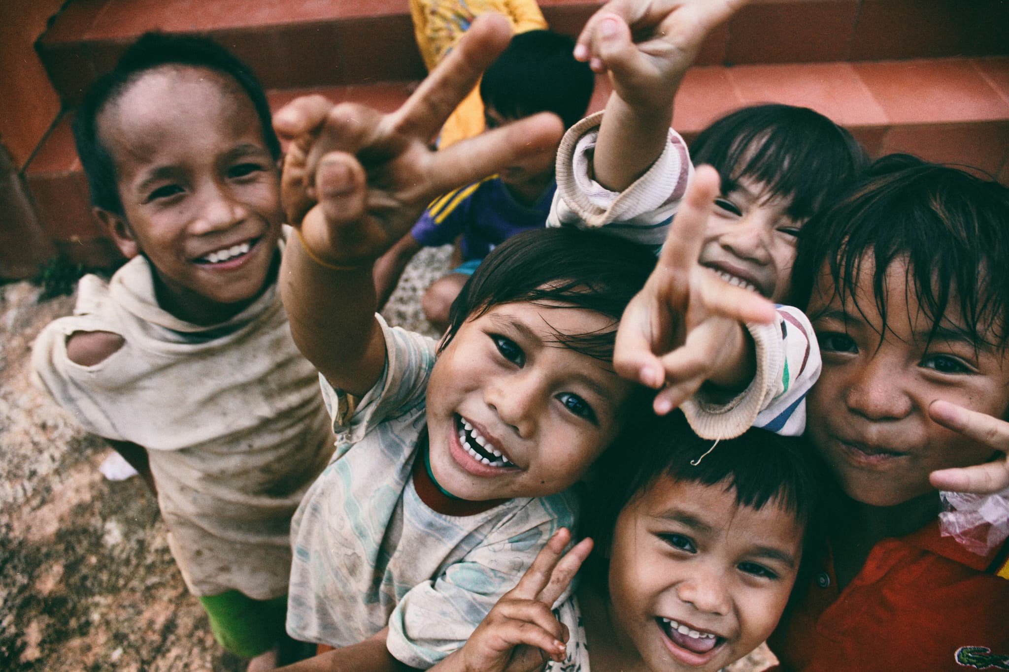 Children smiling together